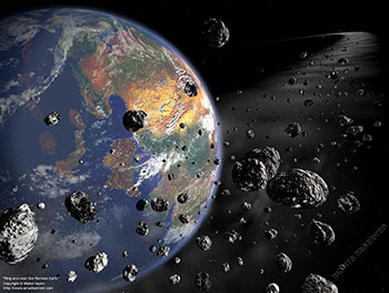 Ring arcs over Permian Earth, 260 million years ago