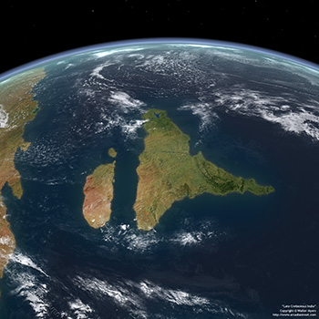 Late Cretaceous India, 70 million years ago