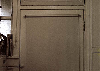Kitchen door   -   Oak Park, IL, 1982   -   Ilford XP-1 chromogenic black & white 35mm film