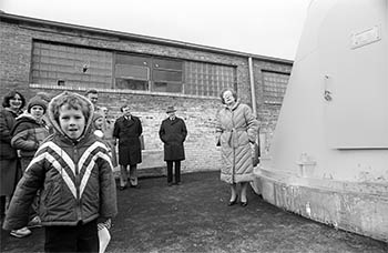 Water tower kid   -   Oak Park, IL, 1982   -   Kodak Tri-X black & white 35mm film