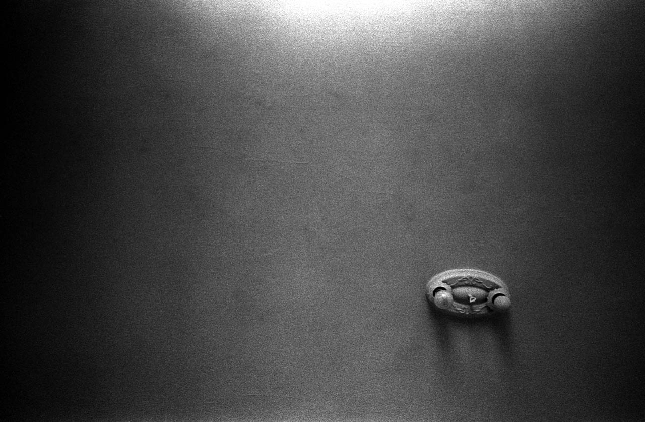 Ceiling light   -   Oak Park, IL, 1982   -   Ilford HP5 Plus black & white 35mm film