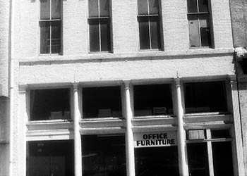 Office furniture   -   Chicago, 1983   -   Kodak infrared black & white 35mm film