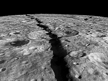 Hundred mile scarp on Mercury