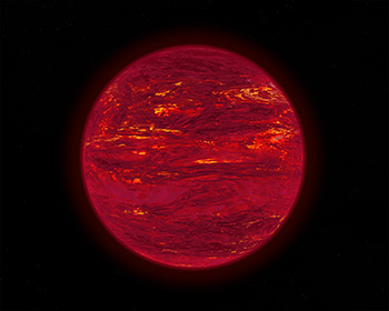 Brown dwarf glowing - No. 1