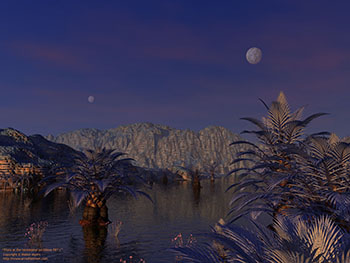Flora at the terminator on Gliese 581 c