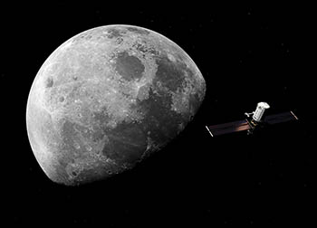 Lunar Gateway & moon - No. 1