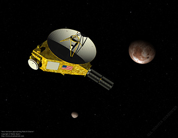 New Horizons approaching Pluto & Charon