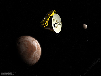 New Horizons near Pluto & Charon