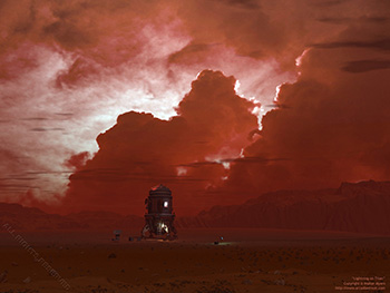 Lightning on Titan