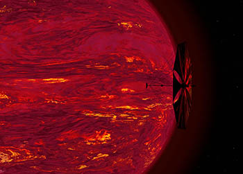 Light sail near brown dwarf - No. 2